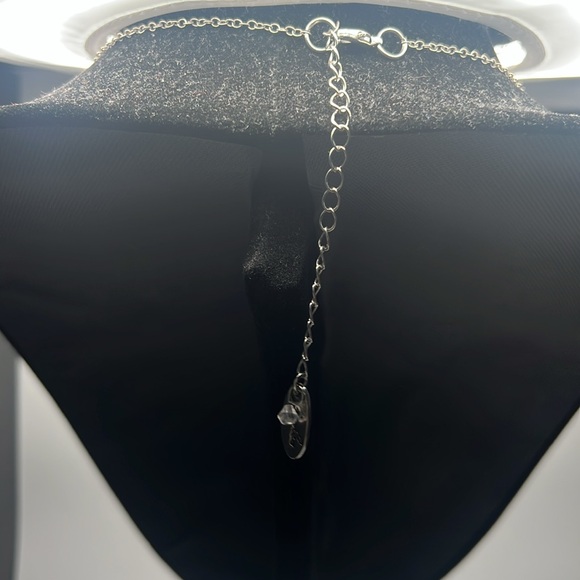 Jules Silver Necklace with Gold and Silver real Pearls - Picture 3 of 4